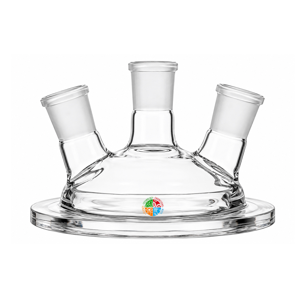 Three Neck Reaction Flask Lid